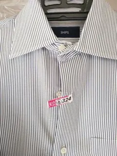 SHIPS ストライプ ドレスシャツ