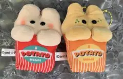 あにあーる　ポテトうさぎとチキンくま　マスコットボールチェーン　カプセルトイ