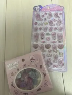 エスターバニー　うるちゅるポップシール　おはじきシール　2点セット