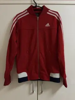adidas レッド ジャージ ジャケット
