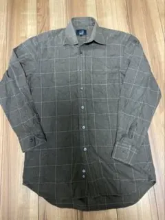 ダンヒルdunhillチェック柄ネルシャツ Sサイズ