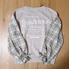 専用です！レピピアルマリオ S 140~150 裏毛 トレーナー チェック