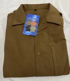 【新品】WORKMAN 耐久撥水スナップ半袖シャツ モカ Mサイズのサムネイル