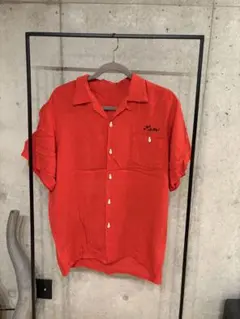 ヴィンテージ ボーリングシャツ レッド 50-60s レーヨン ヴィンテージ ボーリングシャツ レッド 50-60s レーヨン - メルカリ
