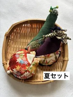 ちりめん細工「胡瓜」3個セット - メルカリ