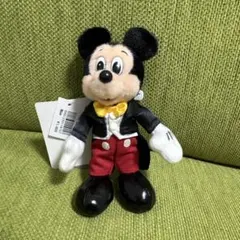 タグ付き新品☆東京ディズニー ミッキー 燕尾服ぬいぐるみバッジ 35