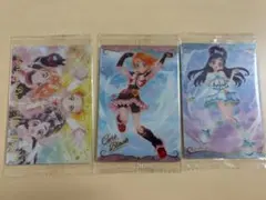 プリキュア ウエハースカード 3枚セット