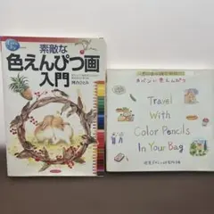 【9月末まで】色えんぴつ画2冊セット