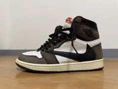 Travis Scott Air Jordan 1 ダークモカ 27おまけあり
