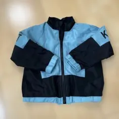 branshes ジャケット 110サイズ 黒/水色