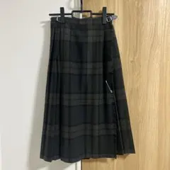 【極美品】オニールオブダブリン キルトスカート US6 チェック グレー系