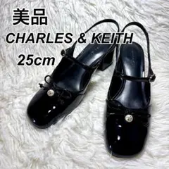 美品 CHARLES & KEITH パンプス エナメル メリージェーン 25㎝のサムネイル