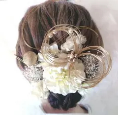 髪飾り成人式前撮り結婚式ヘッドパーツ卒業式ウェディング