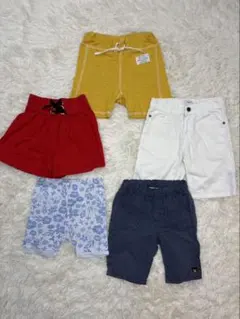 【豪華5点】90cm こども服 パンツ まとめ売り ダブルB ボス プティマイン