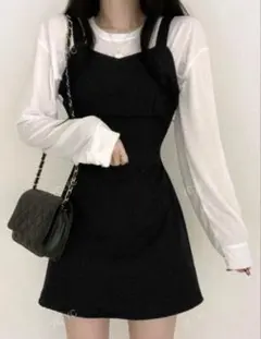 キャミワンピ 黒