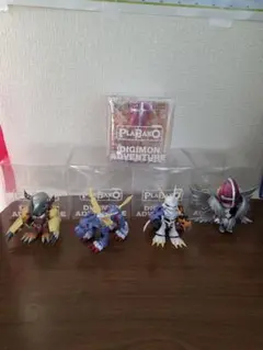 プラバコ デジモン 通常カラー 4種 コンプリート セット PLABAKO