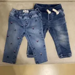babyGAP デニムパンツ 2枚セット