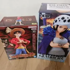 ⭐最新作プライズ⭐ワンピースフィギュア　ルフィ&トラファルガー・ロー 2体セット