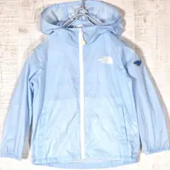 超軽量✨️ノースフェイス ナイロンパーカー ウインドブレーカー 水色 110