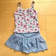 花柄セパレート水着 120cm