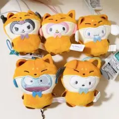 サンリオキャラクターズ どうぶつ着ぐるみマスコット たぬき編 全種類