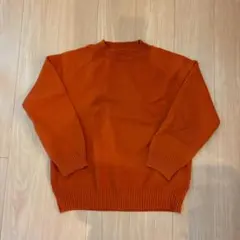 SHEIN Dazy XL オレンジ 長袖ニットセーター