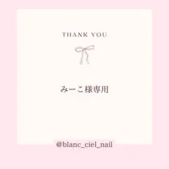 みーこ様専用ページ　ネイルパーツ