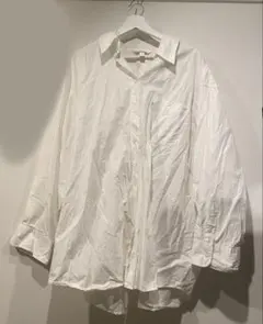 H&M ホワイト 長袖シャツ オーバーサイズのサムネイル