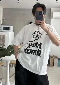 フラワーレタリング半袖Ｔシャツ