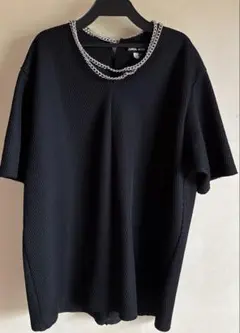 JUNYA WATANABE パール装飾 半袖Tシャツ ブラック JUNYA WATANABE パール装飾 半袖Tシャツ ブラック - メルカリ