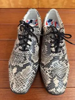 ハワイコオリナFootJoy レディース ゴルフシューズ パイソン柄ヴィンテージ