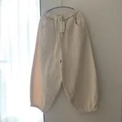 wafu／ギュっと裾がすぼまってるパンツ／亜麻ナチュラル | Mercari