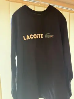 【美品】ラコステ ビームスコラボ　ロンT 黒 TH713PL M