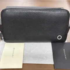 現行　ブルガリ　BVLGARI 財布　長財布　ブルガリマン　ラウンドファスナーのサムネイル
