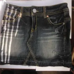ダークデニム タイトスカート ウエスト67