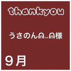 うさのんᕱ⑅ᕱ様　6セット