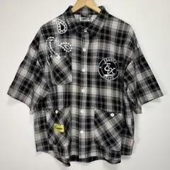 EXAMPLE EX CHECK BIG SILHOUERRE S/S シャツのサムネイル
