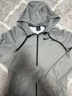 Nike DRI-FIT グレー フルジップパーカー