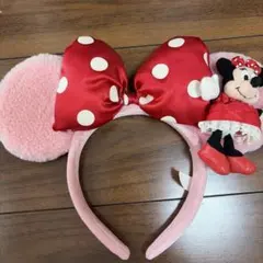 ミニーマウス　カチューシャ　ディズニー　ピンク