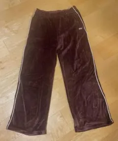 ベロア ワイドパンツ