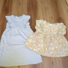 女の子90センチ夏トップス2枚セット！