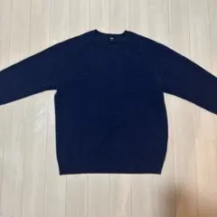 UNIQLO ネイビー クルーネックニット XL