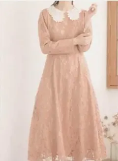 WILLSELECTION ウィルセレクション 衿レースワンピース