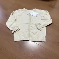 H&Mベージュ ニットカーディガン
