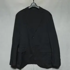 ユニクロ 感動ジャケット スリムフィット 黒 XLサイズ