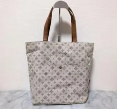 russet ラシット キャンバス トートバッグ 持ち手レザー モノグラム