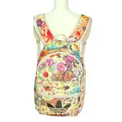 adidas originals 花柄 リュック バックパック 総柄大容量 美品