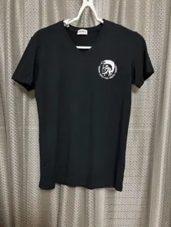DIESEL VネックTシャツ 黒