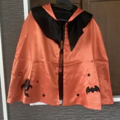 ハロウィン コスチューム オレンジ サテン