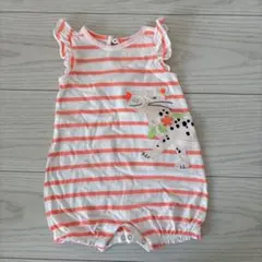 baby GAP ストライプロンパース 3-6ヶ月